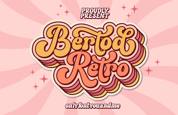 Bertod Retro: A Playful Font for Vintage Branding
