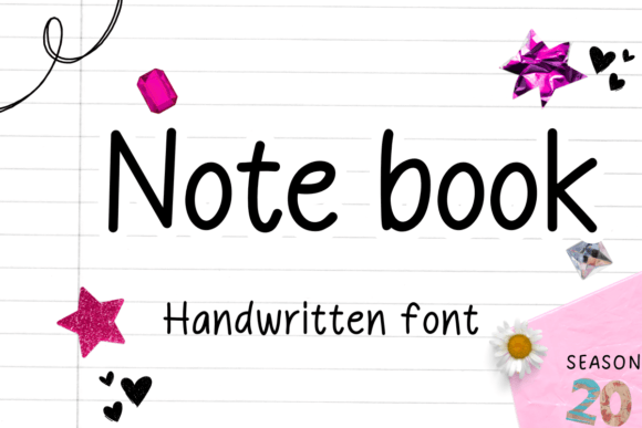 Discover Note Book: A Sans Serif for Authentic, Handwritten Style