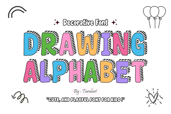 Drawing Alphabet: Injecting 3D Charm into Modern Typography