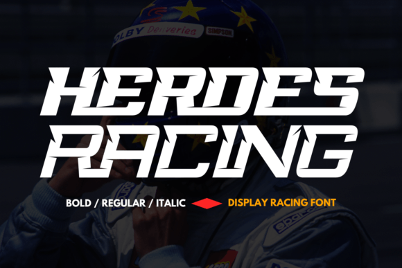 Heroes Racing: The Typeface for High-Octane Visuals