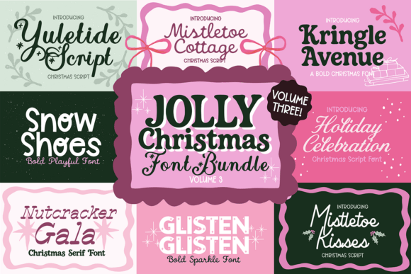 Jolly Christmas Bundle Vol3: Your Festive Type Toolkit