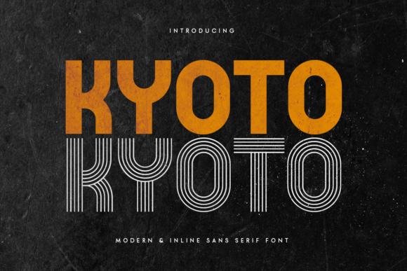 Kyoto Font: A Fresh Sans Serif for Modern Branding