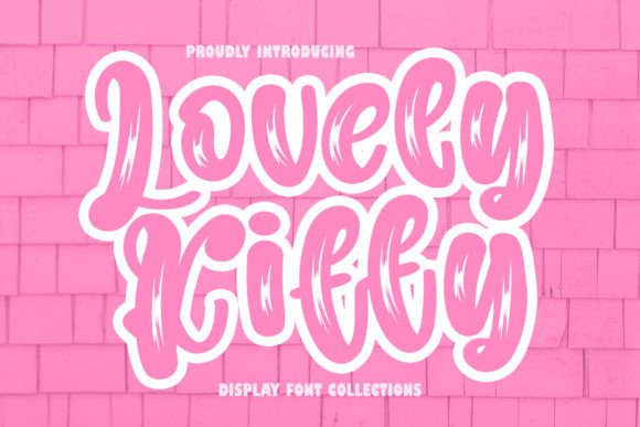 Lovely Kitty: A Display Font That Brings Retro Charm to Modern Design