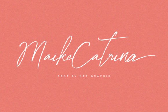 Maike Catrina: The Handwritten Font That Adds Instant Joy