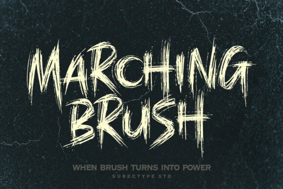 Marching Brush: Unleash Raw Power in Your Designs