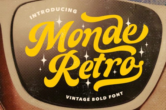 Monde Retro: A Bold Vintage Font for Timeless Design