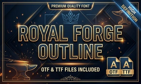 Royal Forge Outline: The Anatomy of a Monumental Brand Identity