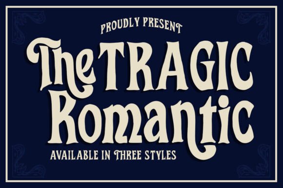 The Tragic Romantic: A Bold Brush Typeface for Authentic Design