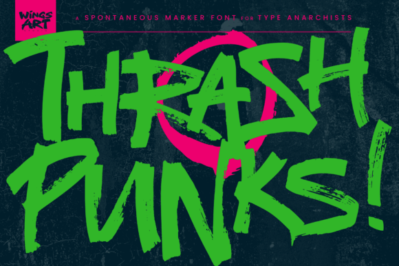 Thrash Punks: A Typeface for Unapologetic Statements