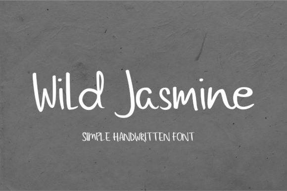 Wild Jasmine: The Handwritten Font for Authentic Design
