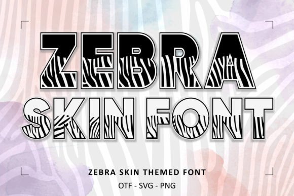 Zebra Skin Font: Unleashing Your Wild Side in Design